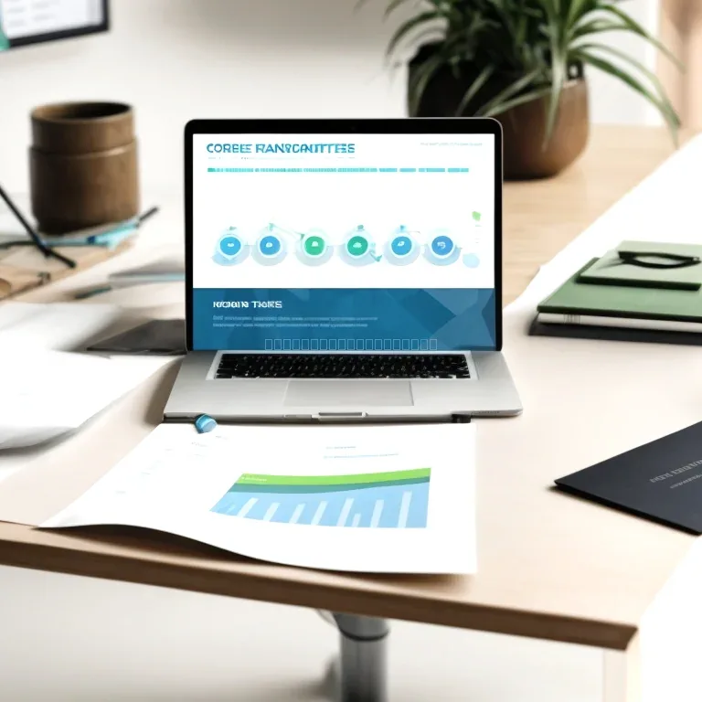 Implementation checklist on a desk